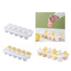 10 Cavity Ice Lollys Easy Release Cream Molds With Stick Reusable Popsicles Maker Mold Cream Molds Popsicles Kids Fondant For Making Kitchen Tool view 2