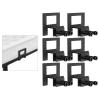 Bed Frame Mattress Stabilizer Nonslip Metal Bracket with Embedded Screws Adjustable Guard Secures Position Adjustable Stopper view 2
