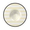 LHBALXQHTY Lemon Zest Yellow Stripes Pattern Print Halloween Hat Durable And Comfortable Oxford Cloth Witch Hat view 2