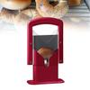 Bagel Slicer, Bagel Cutter with Safety Shield, Stainless Steel Universal Slicer with Grip for Homemade Bagel, Size 97In (red) view 1