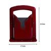 Bagel Slicer, Bagel Cutter with Safety Shield, Stainless Steel Universal Slicer with Grip for Homemade Bagel, Size 97In (red) view 2
