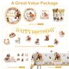Xynic 211Pcs Horse Birthday Decorations Tableware Set, 25 Serves view 3