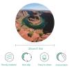 Printed Horseshoe Bend, Arizona Tempered Glass Cutting Board - Lightweight And Scratch-Resistant for Kitchens, RVs, And Offices (7.9 X 7.9 Inches) view 2