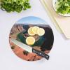 Printed Horseshoe Bend, Arizona Tempered Glass Cutting Board - Lightweight And Scratch-Resistant for Kitchens, RVs, And Offices (7.9 X 7.9 Inches) view 3
