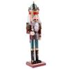 PawwJoy Classic 30cm Wood Nutcracker Soldier Figure Model Puppet with Moving Mouth Christmas Home Decor view 3