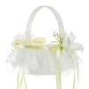 Flower Girl Basket Wedding Baskets Hand Held Ceremony Decoration(18x12x6cm) view 2