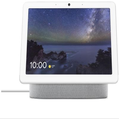 Google Nest Hub Max, Japan Model, Multi Language Nest Hub 10-inch with English Compatibility, H2A GA00426-JP (Chalk)