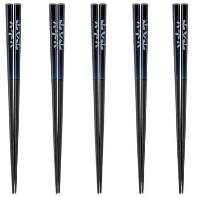 J-kitchens PID590432 Japanese Food Chopsticks, Set of 5 Pairs, Material: Wood, Chopsticks, Made in Japan