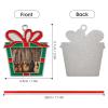 ZERAOKE Christmas Ornaments Set, Non-Fade Festive Tree Hangers, Fireplace Mantel & Party Decorations with Hanging Rope, Elegant Holiday Home Decor Gift, Guitar Bass Music Alloy Christmas Pendant view 2