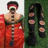 Trapat Pula Poola Jada Billalu Hair Choti Ornaments - Handcrafted Bharatanatyam and Kuchipudi Dance Jewelry for Women view 1