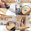 4 Pcs Wire Shelf Covers PVC Wire Rack Covers-Not Wood 0.31" Thick Moisture-Resistant & Easy-to-Clean Organizer Liners for Office,Bathroom,Kitchen 37x16in view 3