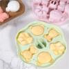 JDKHXPCL Silicone Cake Mold Baby Complementary Food Making Suitable for Steaming and Boiling Air Fryer Accessories(Mix color-2Pc) view 4