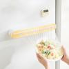 Aluminum Foil Magnetic Organizer - Food Film Dispenser, Tin Foil Dispenser with Cutter for Food Film(Yellow) view 2