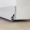 Bottom of Door Barrier Cuttable Household Door Draft Stopper,Bottom of Door Sweep, Under Door Draft Stopper for Block Cold Wind(Milk,1pcs) view 1