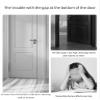 Bottom of Door Barrier Cuttable Household Door Draft Stopper,Bottom of Door Sweep, Under Door Draft Stopper for Block Cold Wind(Milk,1pcs) view 2