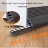 Bottom of Door Barrier Cuttable Household Door Draft Stopper,Bottom of Door Sweep, Under Door Draft Stopper for Block Cold Wind(Milk,1pcs) view 3