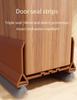 Weatherproof Door Seal Strip, Household, Triple Sweep Door Bottom,Draft Excluder(Brown) view 2