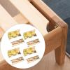4X Bed Rail Brackets Wood Bed Frame Connector Metal No Mortise Mounting Hardware Fittings Fasteners Easy to Install- 4 Inch 1.2mm Thick view 2