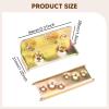 4X Bed Rail Brackets Wood Bed Frame Connector Metal No Mortise Mounting Hardware Fittings Fasteners Easy to Install- 4 Inch 1.2mm Thick view 4