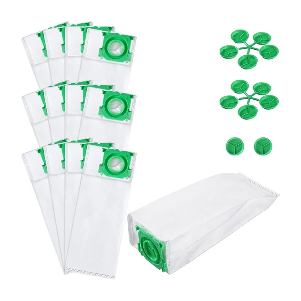 12 Pcs Vacuum Cleaner Bags Compatible For Sebo K X/C/370, Sebo X Series (Extra Pet XP2, XP3, 5093ER) - Ideal Vacuum Filter Bags