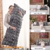 Animebody 20x54 Fluffy Leopard Print Body Pillow,Cheetah Print Plush Fuzzy Faux Fur Body Pillows,Shaggy Furry Long Pillow for Pregnancy Women Side Sleeper,Snow Leopard view 2