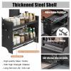 24 Inch Pull Down Shelf 2-Tier Upper Kitchen Cabinet Storage Cabinet Organizer for Bathroom Upper Cabinets, Kitchen Pull Out Shelf Organizer Cabinet Shelf(L 86cm/34in) view 3
