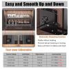 24 Inch Pull Down Shelf 2-Tier Upper Kitchen Cabinet Storage Cabinet Organizer for Bathroom Upper Cabinets, Kitchen Pull Out Shelf Organizer Cabinet Shelf(L 86cm/34in) view 4