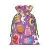 KOPUUYRD Unicorn Food Print Charming Gift Bag,Cloth Bags With Drawstrings,For Festive Occasions Everyday Use view 2