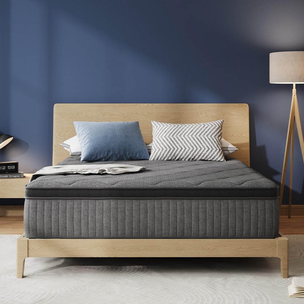Avenco TwinXL Mattress, 10 Inch TwinXL Size Mattress in a Box, Medium Firm Hybrid Mattresses with Smarts Coil and Gel Memory Foam for Cool Night Sleep & Pressure Relief, CertiPUR-US Certified