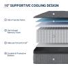 Avenco TwinXL Mattress, 10 Inch TwinXL Size Mattress in a Box, Medium Firm Hybrid Mattresses with Smarts Coil and Gel Memory Foam for Cool Night Sleep & Pressure Relief, CertiPUR-US Certified view 2