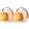 2 Pack Small Desk Heater for Office, 500W Compact Personal Electric Heater view 1