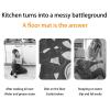 Kitchen Rug, Non Slip Washable Kitchen Mats for Floor, Thick Soft Anti-Fatigue Comfort Standing Mat Runner Rugs for Hallway Laundry Room Grey. 60x90cm view 2