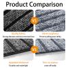 Kitchen Rug, Non Slip Washable Kitchen Mats for Floor, Thick Soft Anti-Fatigue Comfort Standing Mat Runner Rugs for Hallway Laundry Room Grey. 60x90cm view 4