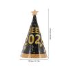 LOGOFUN 24pcs Happy New Year's Eve Party Cone Hats Bulk Photo Props Decorations for 2026 Celebration Birthday Events view 2