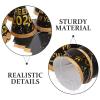 LOGOFUN 24pcs Happy New Year's Eve Party Cone Hats Bulk Photo Props Decorations for 2026 Celebration Birthday Events view 3