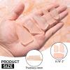 Keedolla Tumbled Sea Glass for Crafts - 40 OZ Flat Frosted Seaglass Pieces for DIY Art Crafts, Vase Filler, Beach Weddings, Aquarium and Home Decor - Peach view 3