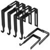KUYYFDS 5Pcs Outdoor String Light Hooks Adjustable No Drill Concrete Wall Hooks Iron Cinder Block Wall Hangers Ideal for Hanging Rope Lights Cable Cord view 1