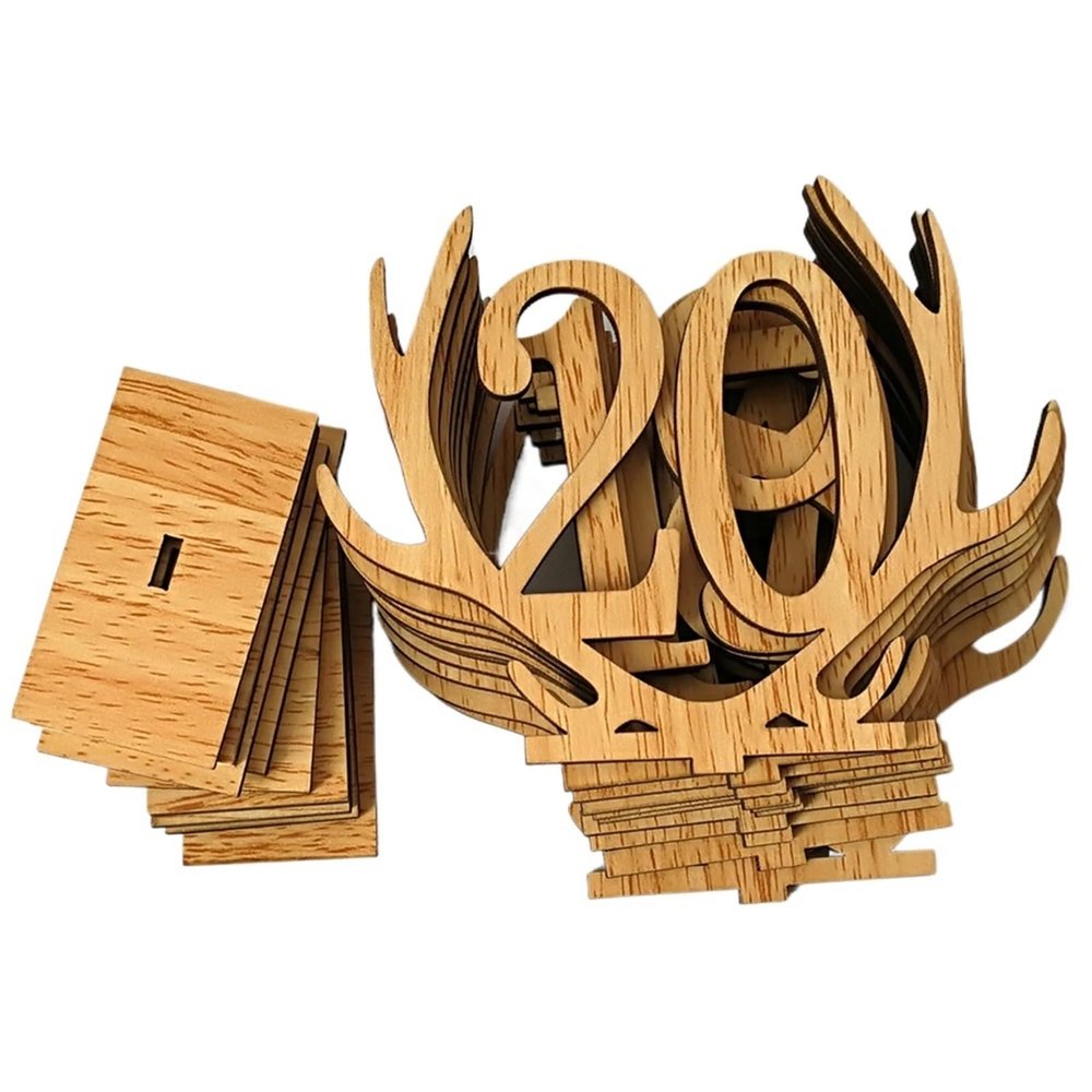 1-20 Wooden Table Cards Number Sets Hollow Out Ornaments Name Place Cards Numbers For Wedding Reception Table