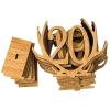 1-20 Wooden Table Cards Number Sets Hollow Out Ornaments Name Place Cards Numbers For Wedding Reception Table view 1
