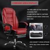 90-150 Wide-Angle Reclining Ergonomic Computer Chair - Genuine Leather Durable Gaming Chair, Height Adjustable(Black Chair) view 3
