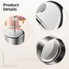 Vestamore 4 Pack Stainless Steel Molds for Rice Balls, Press Shapes Set with Bear, Flower, Heart, and Round Shapes for Kids Meals and Snacks view 2