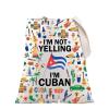 PLITI Cuba Travel Gift Cuba Souvenir Gifts Cuban Lover Gift I'm Not Yelling I'm Cuban Tote Bag For Traveler (Yelling Cuban TG) view 1