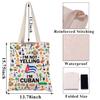 PLITI Cuba Travel Gift Cuba Souvenir Gifts Cuban Lover Gift I'm Not Yelling I'm Cuban Tote Bag For Traveler (Yelling Cuban TG) view 4