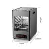 Commercial Electric Steak Grill, 1700W 8-Layer Portable Indoor Smokeless Steak Machine, Temperature Adjustable(100-800), for Beef Chicken Vegetables view 3