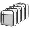 4 Pcs Waterproof Clear Toy Bags, Zipper Organizer Storage Containers With Mesh Pockets And Handles, Travel And Room Organizer view 1