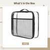 4 Pcs Waterproof Clear Toy Bags, Zipper Organizer Storage Containers With Mesh Pockets And Handles, Travel And Room Organizer view 3