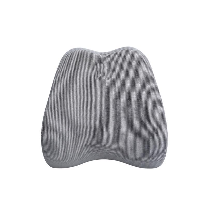 VIDI Cotton Cushion for Waist Protection Office Chair Backrest Lumbar Support(Gray)