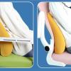 VIDI Cotton Cushion for Waist Protection Office Chair Backrest Lumbar Support(Gray) view 3