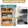 18x16x3 in Custom Faux Wood Shelf Covers, 4-Pack Removable PVC Rack Liners, for Pantry Kitchen Bathroom Office view 4
