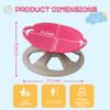 BABAMU Spinning Chair for Autistic Kids, Sensory Chair Upgrade Handle, Autism & ADHD Toys, Kid's Furniture, Autism Sensory Products for Kids (Bubblegum Pink) view 2
